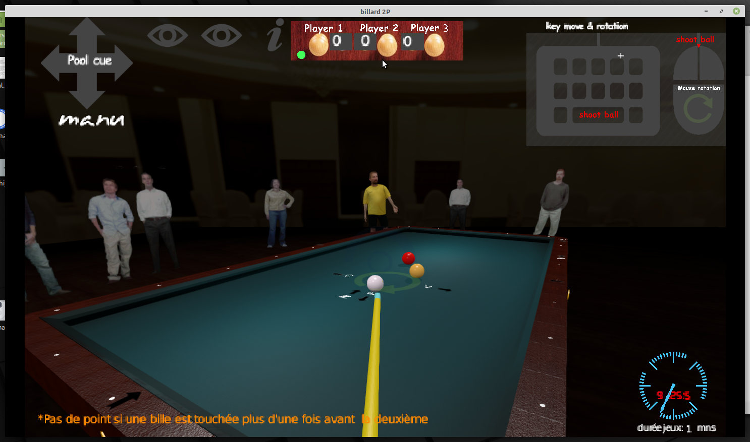 Upbge 3D pool game ( billard français) preview image 1